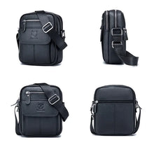 Load image into Gallery viewer, BULLCAPTAIN 2024 New Men's Genuine Leather Messenger Shoulder Bag Cowhide Male Small Casual  Crossbody Bag Fashion handbags