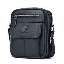 Load image into Gallery viewer, BULLCAPTAIN 2024 New Men's Genuine Leather Messenger Shoulder Bag Cowhide Male Small Casual  Crossbody Bag Fashion handbags