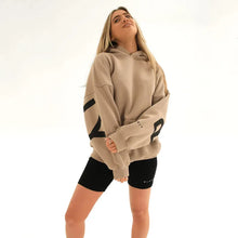 Load image into Gallery viewer, Loose Top Hoodie For Women Fashion Letter Long Sleeved Autumn/winter Versatile Hoodie 2024 New Casual Sports Tops