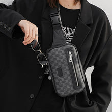 Load image into Gallery viewer, New Fashion Men Luxury Brand Designer Single Shoulder Chest Bag Leather