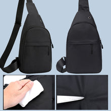 Load image into Gallery viewer, Unisex Fashion Backpack Crossbody Shoulder Bag /  Chest Pack with USB Charging Port