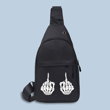Load image into Gallery viewer, Unisex Fashion Backpack Crossbody Shoulder Bag /  Chest Pack with USB Charging Port