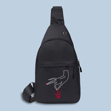 Load image into Gallery viewer, Unisex Fashion Backpack Crossbody Shoulder Bag /  Chest Pack with USB Charging Port