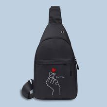 Load image into Gallery viewer, Unisex Fashion Backpack Crossbody Shoulder Bag /  Chest Pack with USB Charging Port