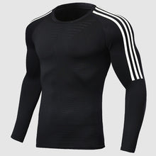 Load image into Gallery viewer, Comprehensive training men's sportswear gym compression suit.  Fitness running jogging sportswear sports training tights riding