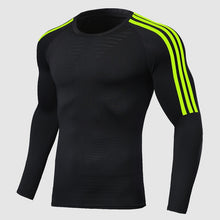 Load image into Gallery viewer, Comprehensive training men's sportswear gym compression suit.  Fitness running jogging sportswear sports training tights riding