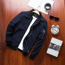 Load image into Gallery viewer, DIMUSI New Men's Bomber Zipper Jacket