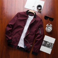 Load image into Gallery viewer, DIMUSI New Men's Bomber Zipper Jacket
