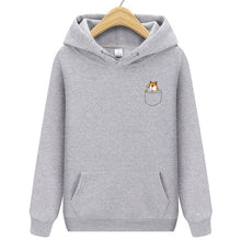 Load image into Gallery viewer, Popular Men's Casual Hoodies - Streetwear - Pocket dog printed Sweatshirt Pullover