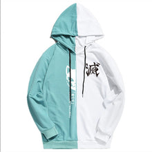 Load image into Gallery viewer, Summer Anime Demon Slayer Men's Sportswear Hoodie Tanjiro Print Printing Double Color Hoodies Sweatshirt Harajuku Thin Clothing