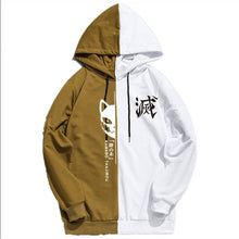 Load image into Gallery viewer, Summer Anime Demon Slayer Men's Sportswear Hoodie Tanjiro Print Printing Double Color Hoodies Sweatshirt Harajuku Thin Clothing