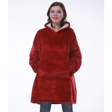 Load image into Gallery viewer, Women’s Oversized Hoodie Sweatshirt Winter Fleece - Giant Wearable Blanket With Sleeves Hoodies Sweat Women Clothes Moletom Feminino