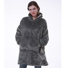 Load image into Gallery viewer, Women’s Oversized Hoodie Sweatshirt Winter Fleece - Giant Wearable Blanket With Sleeves Hoodies Sweat Women Clothes Moletom Feminino