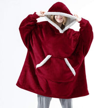Load image into Gallery viewer, Women’s Oversized Hoodie Sweatshirt Winter Fleece - Giant Wearable Blanket With Sleeves Hoodies Sweat Women Clothes Moletom Feminino
