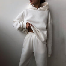 Load image into Gallery viewer, Women's Warm Hoodie Sweatshirts And Long Pant's