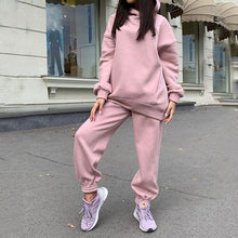Load image into Gallery viewer, Women's Warm Hoodie Sweatshirts And Long Pant's