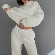 Load image into Gallery viewer, Women's Warm Hoodie Sweatshirts And Long Pant's