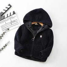 Load image into Gallery viewer, New Winter Childrens jacket Long Sleeve Coral Fleece Hoodie Jacket For Girls Warm