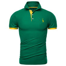 Load image into Gallery viewer, Cotton Polos Men's Embroidered Polo Giraffe Shirt Men Casual - 13 Colours