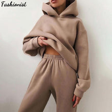 Load image into Gallery viewer, Women's Warm Hoodie Sweatshirts And Long Pant's
