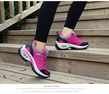 Load image into Gallery viewer, Womens Air Cushion Athletic Walking Sneakers - Breathable Gym Jogging Tennis Shoes