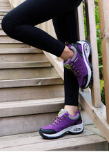 Load image into Gallery viewer, Womens Air Cushion Athletic Walking Sneakers - Breathable Gym Jogging Tennis Shoes