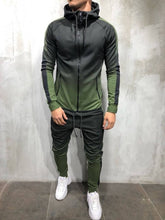 Load image into Gallery viewer, ZOGAA Men's Sportswear Two Piece Set Men's Casual Hooded Sports Wear Tracksuit Training Sweat Suit - M-3XL