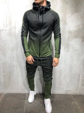 Load image into Gallery viewer, ZOGAA Men's Sportswear Two Piece Set Men's Casual Hooded Sports Wear Tracksuit Training Sweat Suit - M-3XL