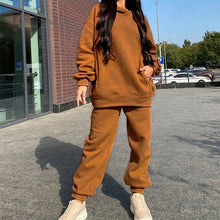 Load image into Gallery viewer, Women's Warm Hoodie Sweatshirts And Long Pant's