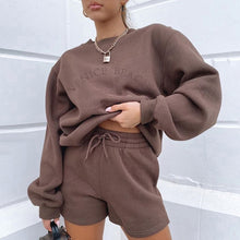 Load image into Gallery viewer, Women's Tracksuit 2021 Oversize Hoodie Long Sleeve+Jogging Pants Suit - Female Letter Sports Suits Female Fitness Sportswear Suit
