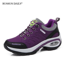 Load image into Gallery viewer, Womens Air Cushion Athletic Walking Sneakers - Breathable Gym Jogging Tennis Shoes
