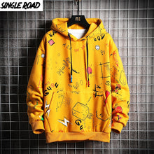 Load image into Gallery viewer, Single Road Men's Anime Hoodies Men Hip Hop Harajuku