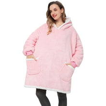Load image into Gallery viewer, Oversized Hoodies Sweatshirt - Women Winter Hoodie Fleece . Giant TV Blanket With Sleeves Pullover