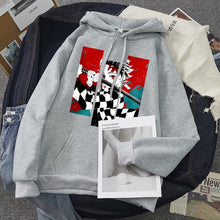 Load image into Gallery viewer, Demon Slayer Anime Tanjiro and Nezuko Hoodie Sweatshirt - Women