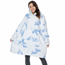 Load image into Gallery viewer, Oversized Hoodies Sweatshirt - Women Winter Hoodie Fleece . Giant TV Blanket With Sleeves Pullover