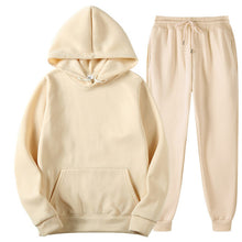 Load image into Gallery viewer, Neutrals Letter Men's Set Jaded Casual London Pants Suit - Women 2 Piece Set Sweatpants Tracksuit Sweatshirt Jogger Man Sportsuits