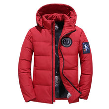 Load image into Gallery viewer, Winter Puffer Jacket - Men's Parka White Duck Down . Thick Warm Hooded Coat