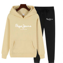 Load image into Gallery viewer, Women's Tracksuit - 2 Piece Set Pullover Hoodie + Pants