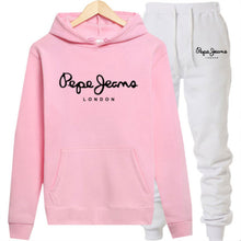 Load image into Gallery viewer, Women's Tracksuit - 2 Piece Set Pullover Hoodie + Pants
