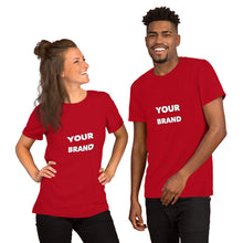 Load image into Gallery viewer, Your Branded Short-sleeve unisex t-shirt - Contact for more details