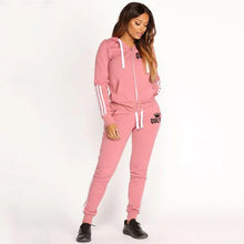 Load image into Gallery viewer, Womens Outfit 2024 New Hot Hot Sale Fashion Zip 2 Pieces Suit Spring Sweatshirt Set Casual High Quality Pants Jogging Clothes
