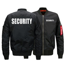 Load image into Gallery viewer, Security Uniform Jacket USA SIZE Bomber Jacket-  Warm Zipper FLIGHT JACKET
