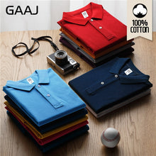 Load image into Gallery viewer, GAAJ 100 Cotton Polo Shirt Men
