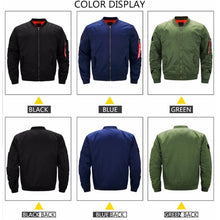 Load image into Gallery viewer, Security Uniform Jacket USA SIZE Bomber Jacket-  Warm Zipper FLIGHT JACKET
