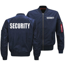 Load image into Gallery viewer, Security Uniform Jacket USA SIZE Bomber Jacket-  Warm Zipper FLIGHT JACKET
