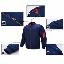 Load image into Gallery viewer, Security Uniform Jacket USA SIZE Bomber Jacket-  Warm Zipper FLIGHT JACKET
