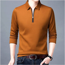 Load image into Gallery viewer, Men&#39;s Polo Shirt - Lapel Long-sleeved
