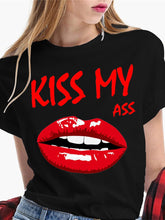 Load image into Gallery viewer, Women&#39;s T-shirt : Sexy Kiss  Lips
