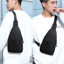 Load image into Gallery viewer, Unisex Fashion Backpack Crossbody Shoulder Bag /  Chest Pack with USB Charging Port
