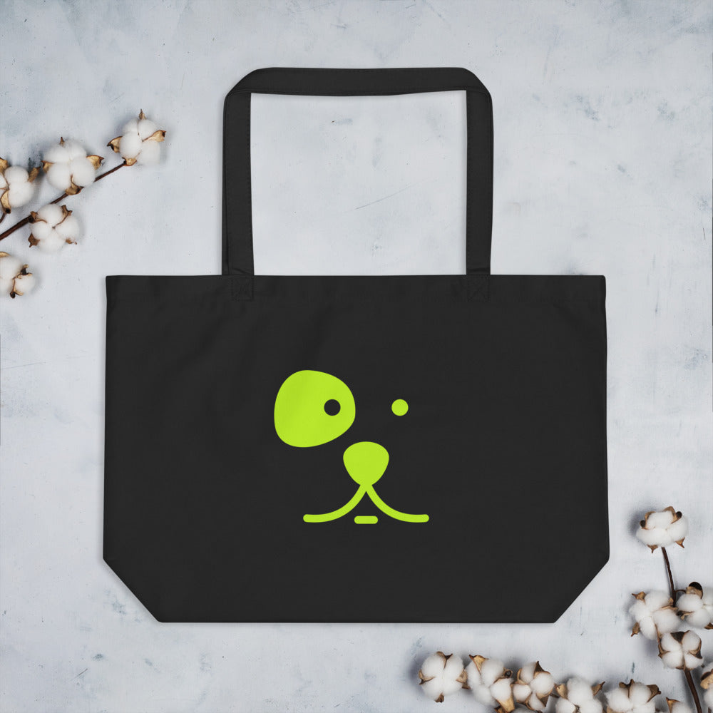 Large organic tote bag